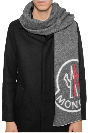 Logo-embroidered scarf, zdjęcie 2 Logo-embroidered scarf od Moncler